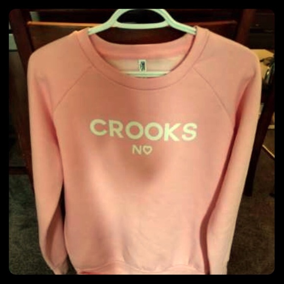 Crooks & Castles Sweaters - Crooks & Castles Pink Pullover Hoodie